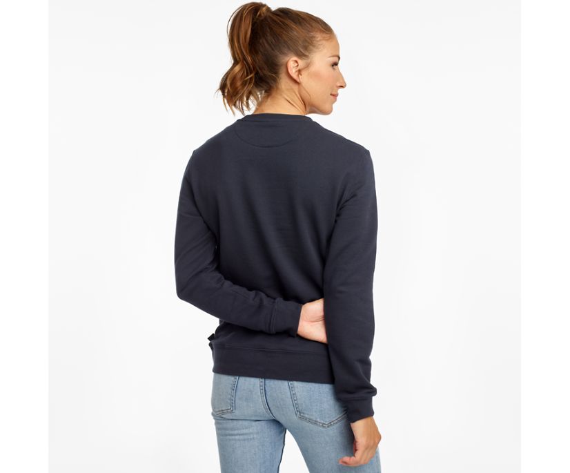 Női Saucony Rested Crewneck Ingek Sötétkék | HU 778YXF